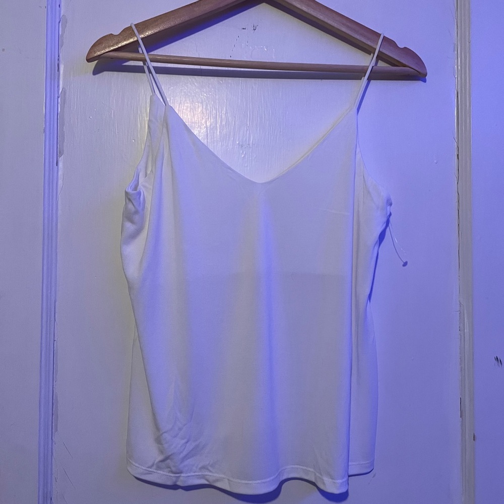 white tank top